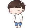 😅 emoji Boobib Cute Boy Telegram sticker 8 of 41