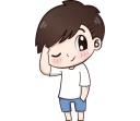 😉 emoji Boobib Cute Boy Telegram sticker 7 of 41