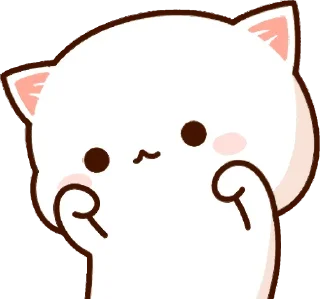 😕 emoji Mochi Mochi Peach Cat @urfavorito Telegram sticker 12 of 49