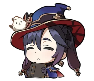 🤔 emoji Paimon's Paintings Set 16 Telegram sticker 13 of 16