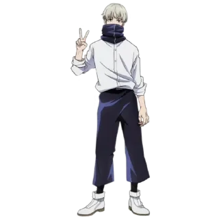 ✌ emoji SatoruFriends @stikerkyo Telegram sticker 19 of 85