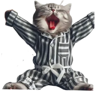 🥱 emoji Neko @stikerkyo Telegram sticker 18 of 106