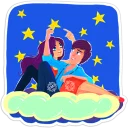 🌟 emoji U & Me Telegram sticker 6 of 11