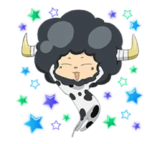 🥳 emoji REBORN @animestickerchannel Telegram sticker 11 of 81