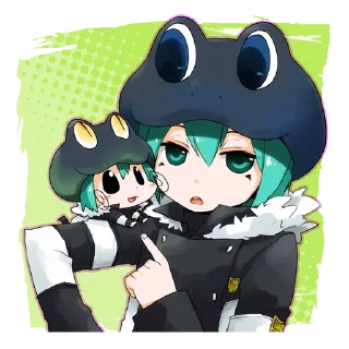 😒 emoji REBORN @animestickerchannel Telegram sticker 14 of 81