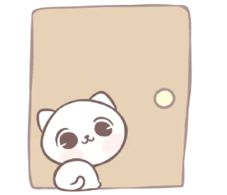 🚪 emoji Marshmallow Puppies: kitty! @HOWTOBEBITCH Telegram sticker 9 of 35