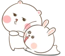 🐽 emoji Tuagom Puffy Rabbit By TORA JUNG Telegram sticker 22 of 76