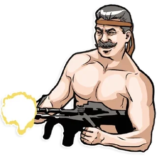 💀 emoji Сталин брутальный Telegram sticker 6 of 26