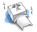 😭 emoji Tofu Man Telegram sticker 15 of 40