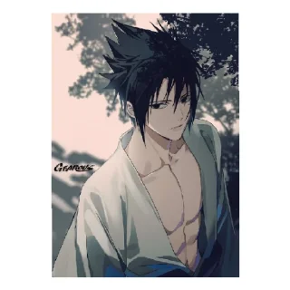 😄 emoji Uchiha Sasuke Telegram sticker 21 of 23