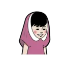 👧 emoji 小明與好朋友 Telegram sticker 7 of 42
