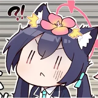 😶 emoji Blue Archive - 藍沢 ¹ Telegram sticker 13 of 120