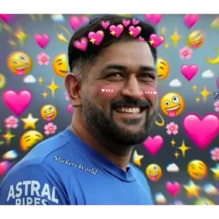 😍 emoji @StickersWorld_Offl Crush Stickers Telegram sticker 18 of 23