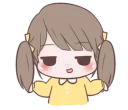 😏 emoji Chubby Girl (Eng) @bistic Telegram sticker 6 of 40