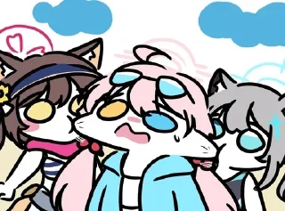 😐 emoji ブルアカ - 藍沢 @Yuexiiia Telegram sticker 19 of 120