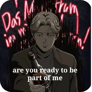 Sticker from Johan Liebert