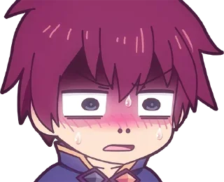 😓 emoji konosuba @AnimeLibrary_Stickers Telegram sticker 11 of 59