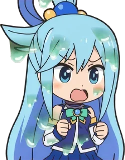 😱 emoji konosuba @AnimeLibrary_Stickers Telegram sticker 12 of 59