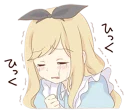 😂 emoji Alice Darkness [3] Telegram sticker 13 of 42