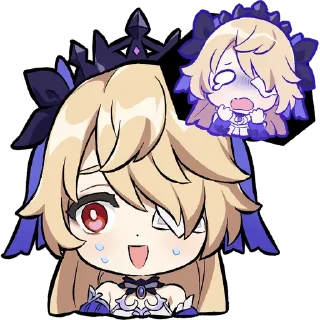 😅 emoji More Genshin Stickers Telegram sticker 18 of 120