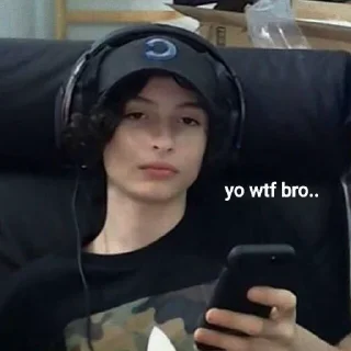 💀 emoji finn wolfhard @Lousser Telegram sticker 24 of 62