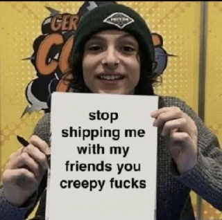 💀 emoji finn wolfhard @Lousser Telegram sticker 7 of 62