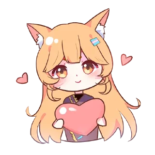 ❤️ emoji 猫猫的表情包 Telegram sticker 5 of 24