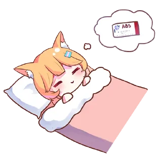😴 emoji 猫猫的表情包 Telegram sticker 12 of 24