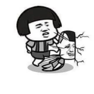 🤯 emoji Mono Meme Telegram sticker 9 of 120