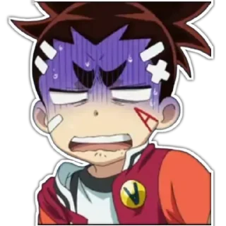 🤢 emoji Beyblade Series Telegram sticker 19 of 33