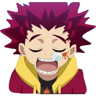 😪 emoji Beyblade Burst @animestickerchannel Telegram sticker 9 of 50