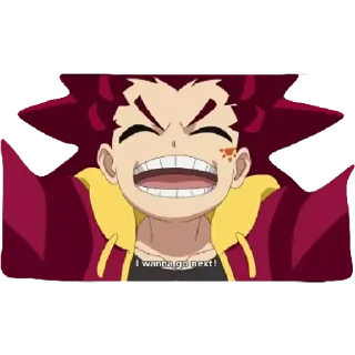 😄 emoji Beyblade Burst @animestickerchannel Telegram sticker 17 of 50