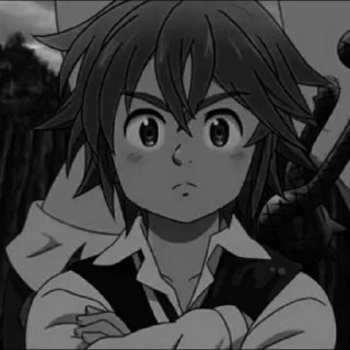 🍢 emoji Meliodas - @fckmne Telegram sticker 24 of 38