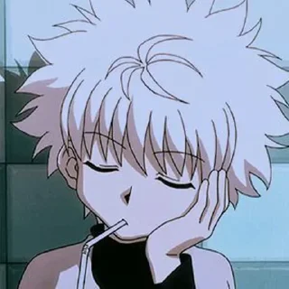 🥱 emoji Zoldy's killua pack Telegram sticker 11 of 69