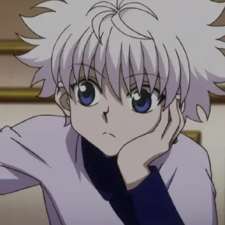😕 emoji Zoldy's killua pack Telegram sticker 17 of 69