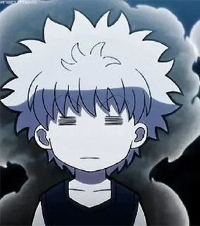 😑 emoji Zoldy's killua pack Telegram sticker 6 of 69