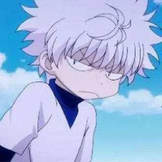🤨 emoji Zoldy's killua pack Telegram sticker 10 of 69