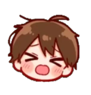 😡 emoji Cute boy Telegram sticker 12 of 23