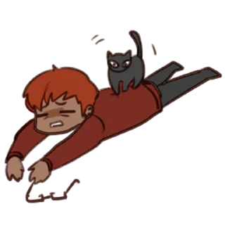 😮‍💨 emoji junp3i doesn't really care. Telegram sticker 13 of 24