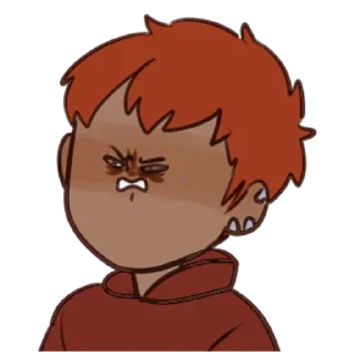 🤨 emoji junp3i doesn't really care. Telegram sticker 17 of 24