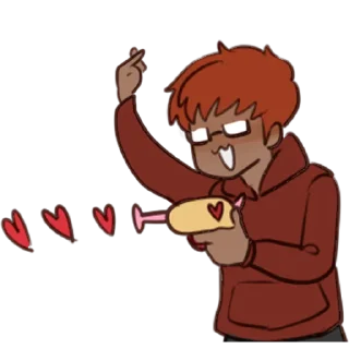 ❤️ emoji junp3i doesn't really care. Telegram sticker 20 of 24