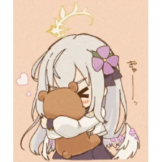 💖 emoji 💖白洲アズサ💝  @DimensionID Telegram sticker 24 of 50