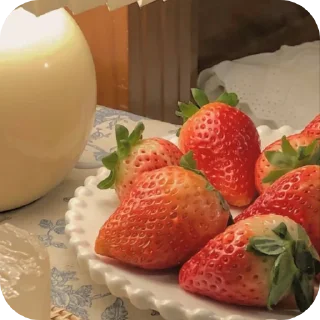 👍 emoji Strawberry by @luv_bear Telegram sticker 8 of 14