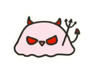 😈 emoji jellyfish little life | @cutestickers4you Telegram sticker 4 of 33