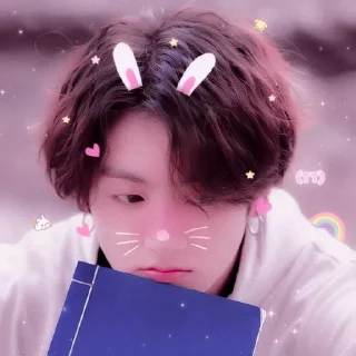 🐰 emoji .・JUNGKOOK VER SOFT・. @SUNXFLOWERSS Telegram sticker 21 of 37