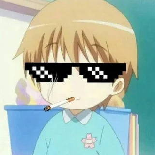 Sticker from random anime boys @losemuakontol