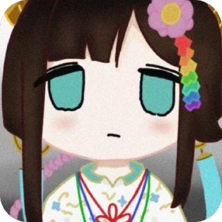 🫥 emoji 赐死妹 or 夭祀酱 2 @YeWenR Telegram sticker 16 of 80