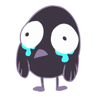 😭 emoji Crow nè Telegram sticker 5 of 34
