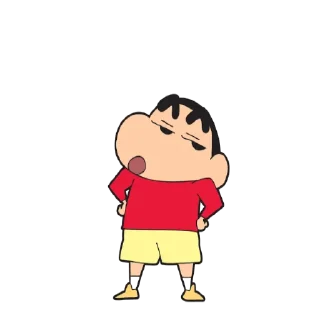 😒 emoji Sinchan Telegram sticker 9 of 17