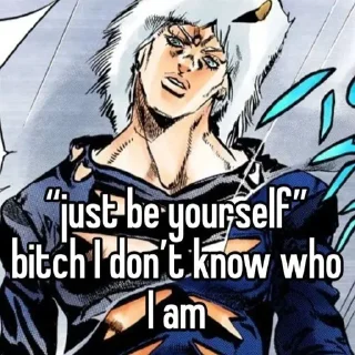 😞 emoji Jjba vol.1 @AnimeOcean_GiFs Telegram sticker 18 of 44